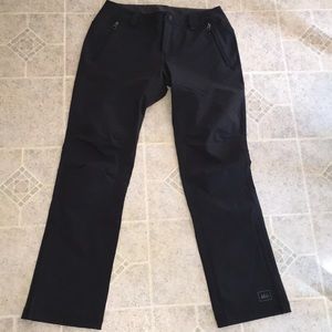 REI dark gray black outdoor pants